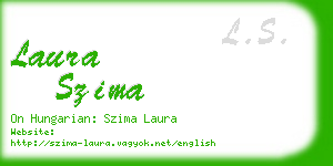 laura szima business card